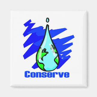 Imán Conservar el agua de la Tierra gota