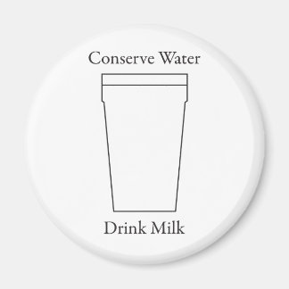 Imán Conservar LECHE para beber agua