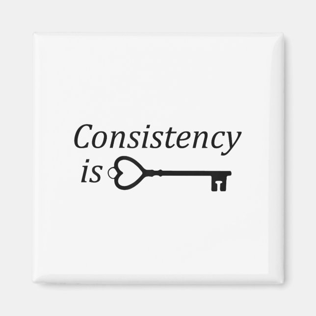 Imán Consistency Is Key Motivational Gift  (Frente)