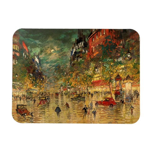 Imán Constantin Korovin: París de noche (Horizontal)