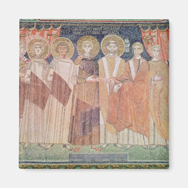 Imán Constantine IV concede privilegios a Bishop (Frente)