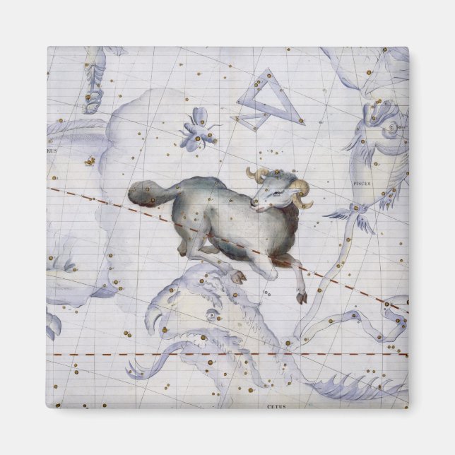 Imán Constelación de Aries, placa 4 de 'Atlas Coeles (Frente)