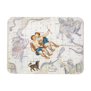 Imán Constelación de géminis con el menor de Canis,