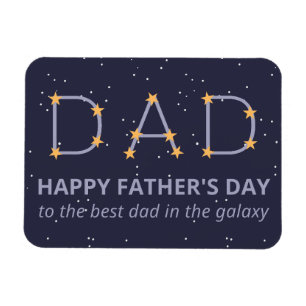 Imán Constelación de Papá Feliz Día del Padre