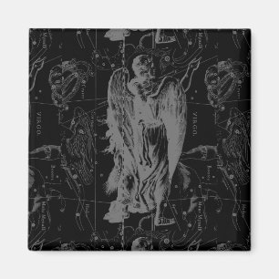 Imán Constelación de Rótulo Virgo Hevelius Decoración N