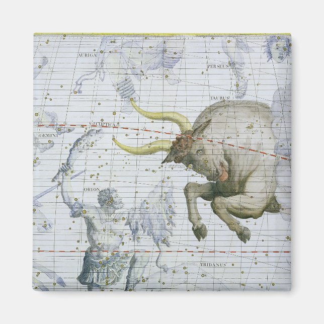 Imán Constelación de Tauro, plato 2 de 'Atlas Coele (Frente)