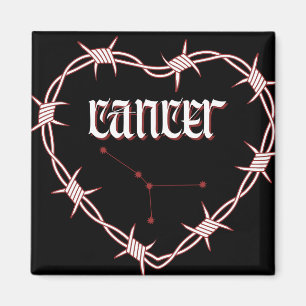 Imán Constelación del cáncer Alambre de púas gótico est
