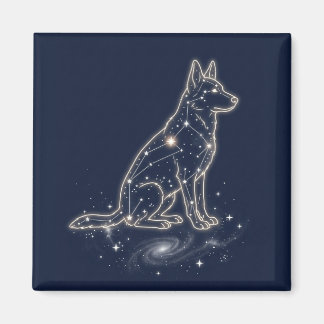 Imán Constelación del perro pastor celestial Noche estr