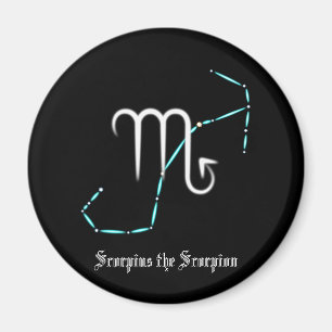 Imán Constelación zodiaca Escorpio Magnet