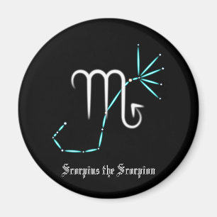 Imán Constelación zodiaca Escorpio Magnet