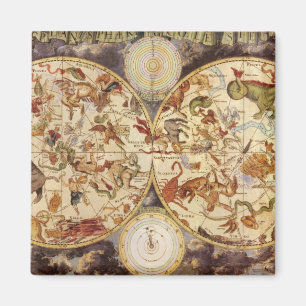 Imán Constelaciones, Astronomía Vintage, Frederik de Wi