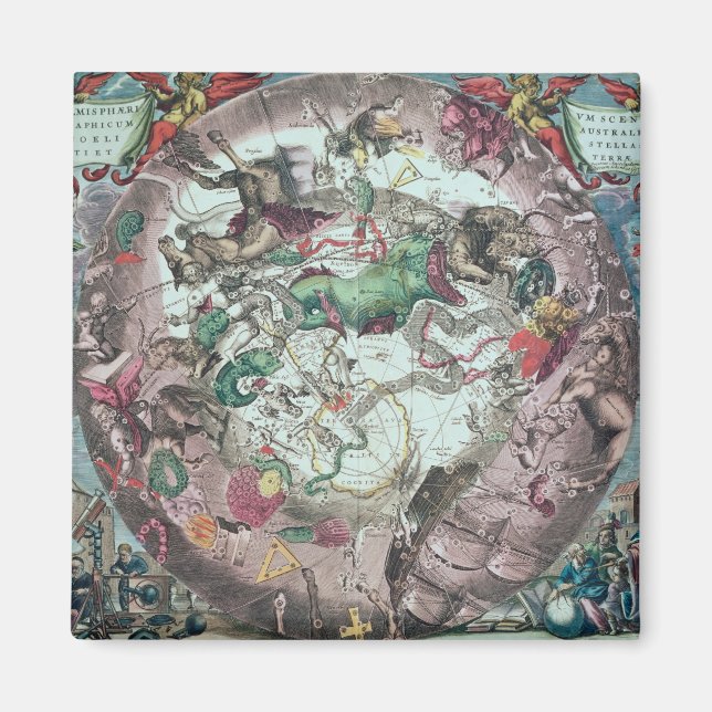 Imán Constelaciones del hemisferio sur (Frente)