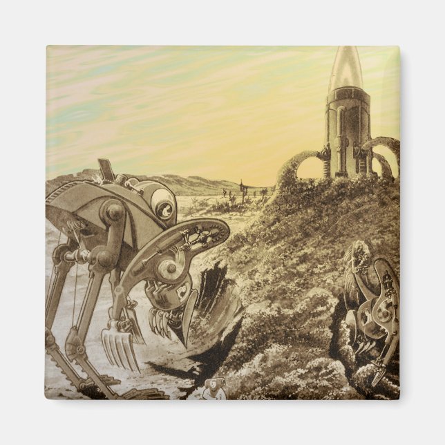 Imán Construcción de planetas de alienígenas de ciencia (Frente)