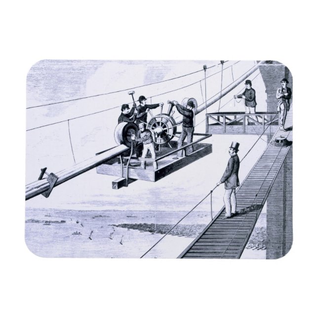 Imán Construcción del puente de Brooklyn, Nueva York (l (Horizontal)