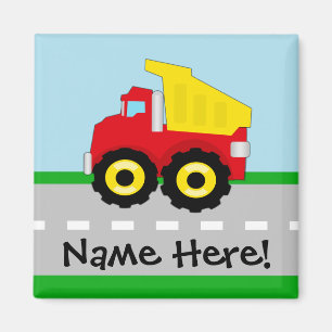 Imán Construcción Dumptruck de los muchachos de los