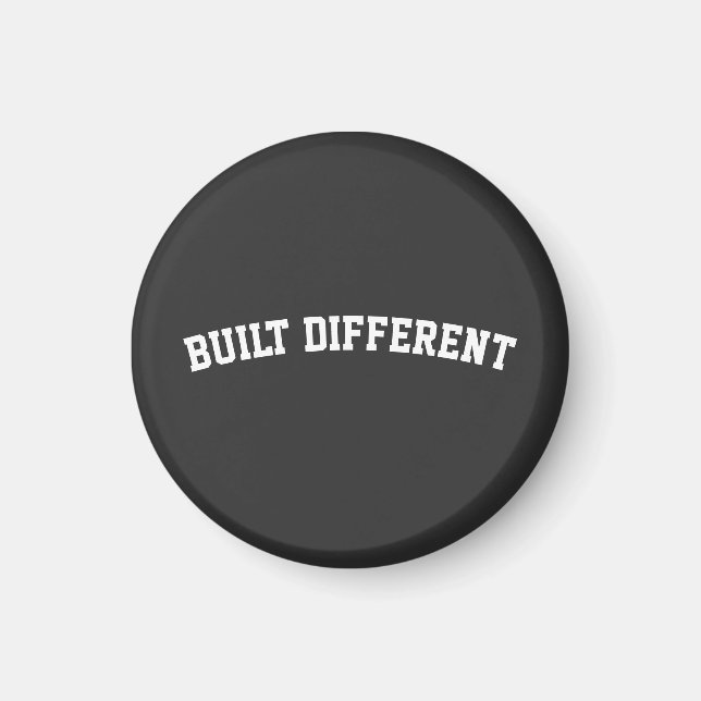 Imán Construido Diferente – Declaración Audaz de Street (Frente)