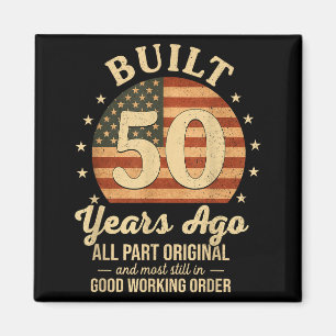Imán Construido Hace 50 Años Divertida Cumpleaños 50 Us