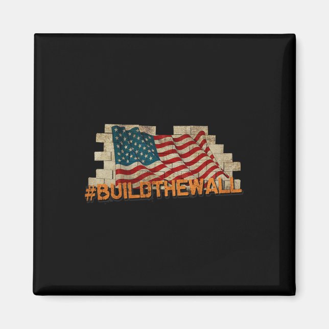 Imán Construir El Muro' Pro-trump Derrite Los Copos De  (Frente)
