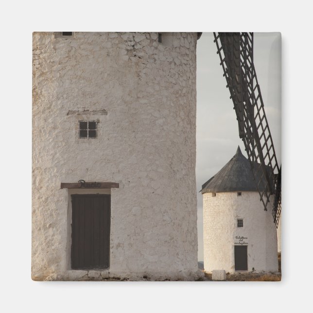 Imán Consuegra, antiguos molinos de viento de La Mancha (Frente)