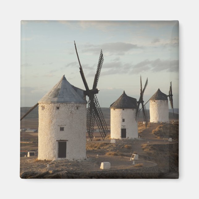 Imán Consuegra, antiguos molinos de viento de La Mancha (Frente)