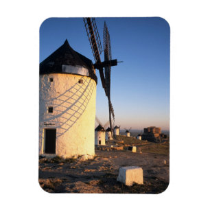 Imán Consuegra, La Mancha, España, molinos de viento