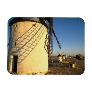 Imán Consuegra, La Mancha, España, molinos de viento y