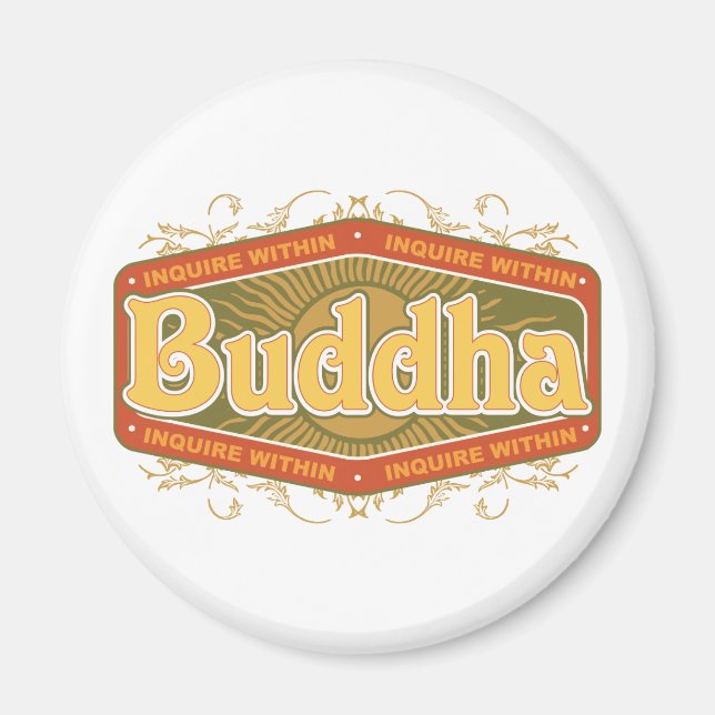 Imán Consulta de Buda dentro (Frente)