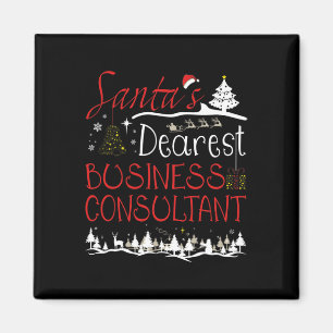 Imán Consultor de negocios Xmas Job Cute Navidades
