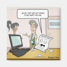 Imán Contabilización de la hoja de balance de borrachos