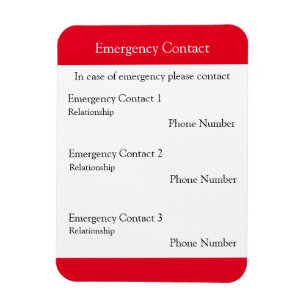 Imán Contacto de emergencia