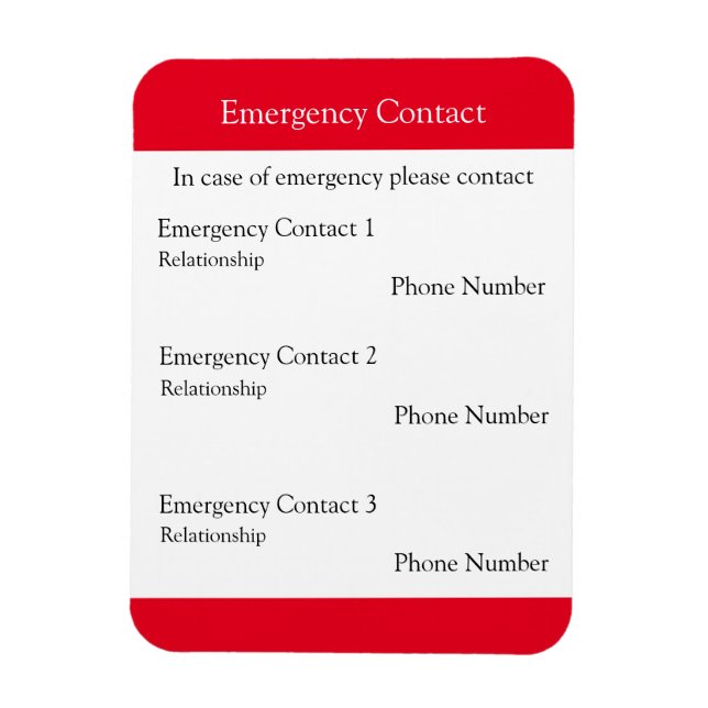 Imán Contacto de emergencia (Vertical)