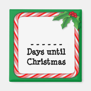 Imán Contar los días hasta los Navidades