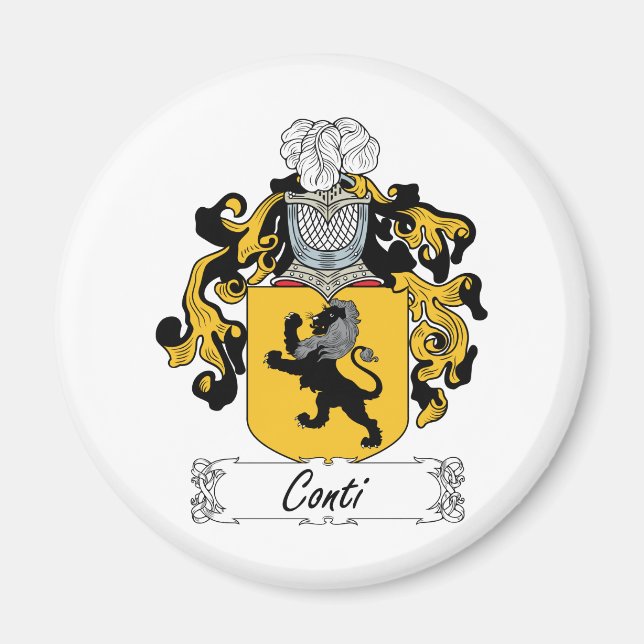 Imán Conti Family Crest (Frente)