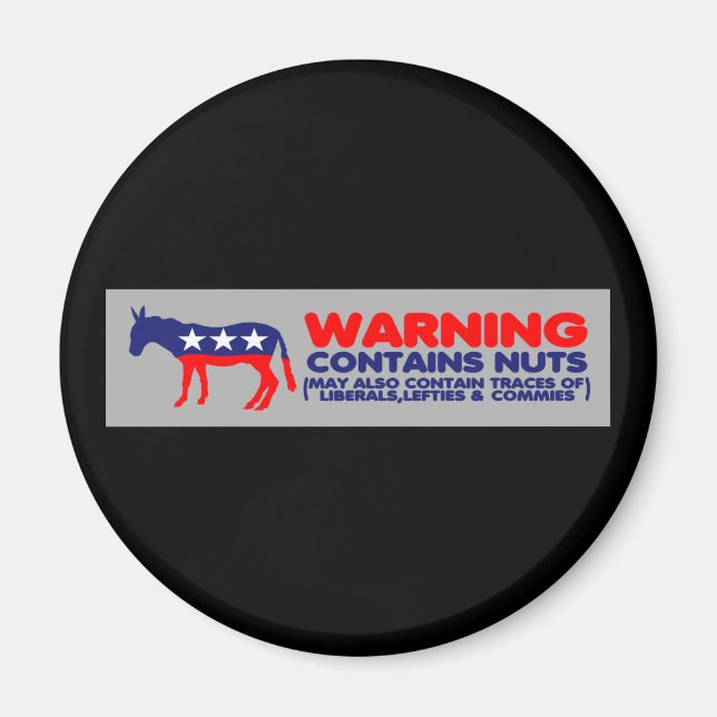 Imán Contiene nueces antiliberales (Frente)