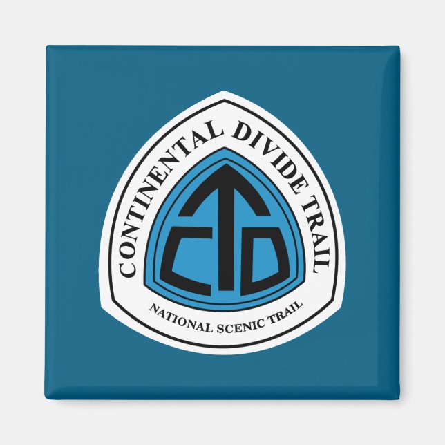 Imán Continental Divide Trail Sign Usa  (Frente)
