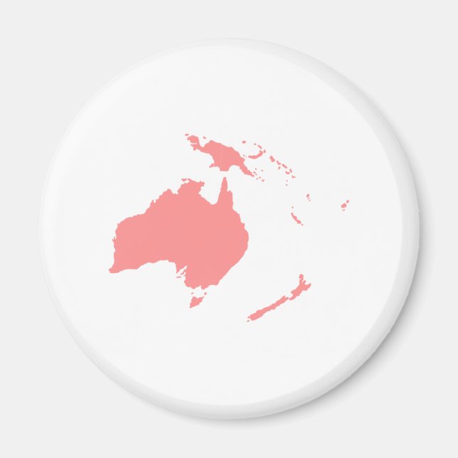 Imán Continente de Australia (Frente)