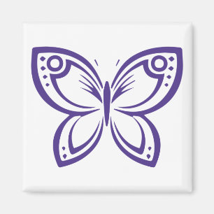 Imán Contorno de mariposas Jewel - Indigo Magnet