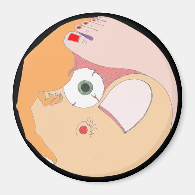 Imán "Contorsión" Mandala Magnet (Frente)