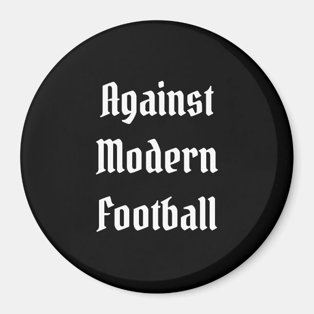 Imán Contra el fútbol moderno (Frente)