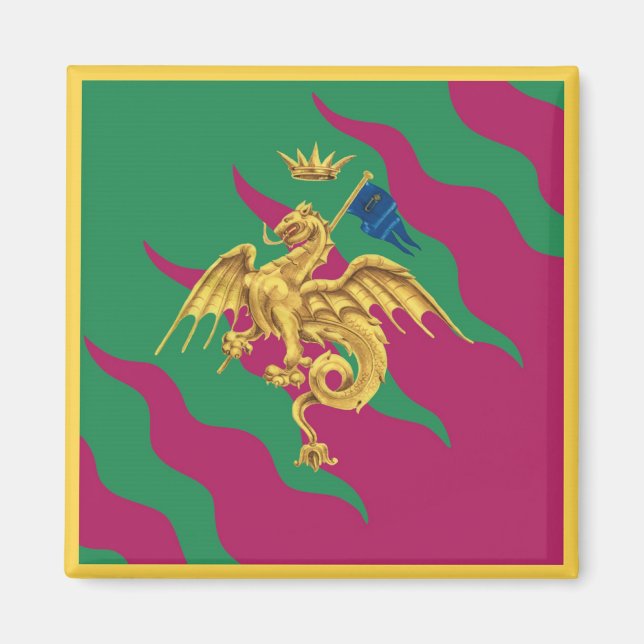 Imán Contrada del Drago Palio di Siena (Frente)