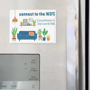 Imán Contraseña de inicio de sesión WIFI Sofá de sala d