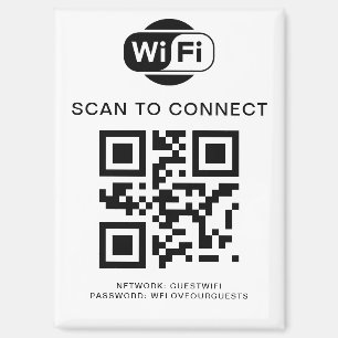 Imán Contraseña de Wifi   Análisis de código QR para co