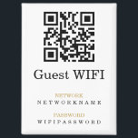 Imán Contraseña Wifi y código QR personalizado de red<br><div class="desc">Contraseña WiFi y red magnética personalizada de Ricaso - añada su propio código QR personalizado,  red y detalles de wi-fi - ideal para uso doméstico,  laboral o empresarial</div>