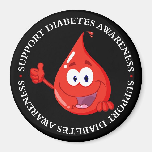 Imán Control de glucosa a largo plazo (Frente)