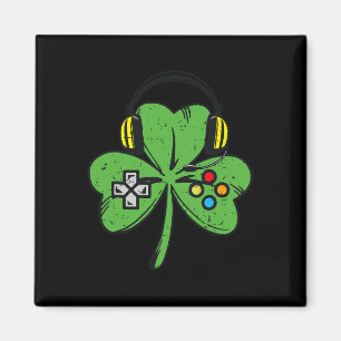 Imán Control de videojuegos St Patricks Day Gamer Shamr