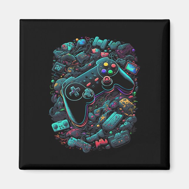 Imán Control del controlador de videojuegos de jugador  (Frente)