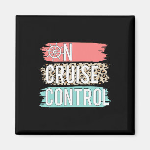 Imán Control En Crucero Leopardo Divertido Verano Vacac