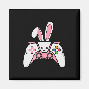 Imán Controlador De Juego Con Bunny Ears Gracioso Gamin