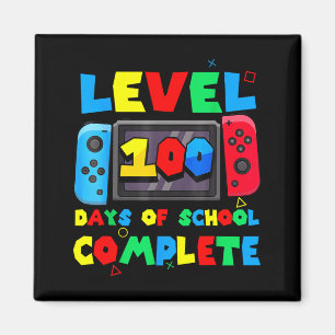Imán Controlador de juego nivel 100 días de escuela com
