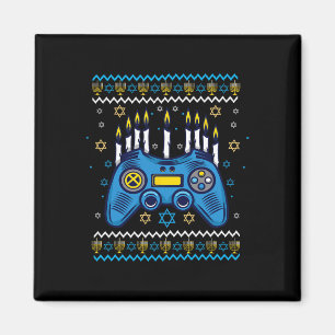 Imán Controlador de juegos Hanukkah Menorah Candles Jew